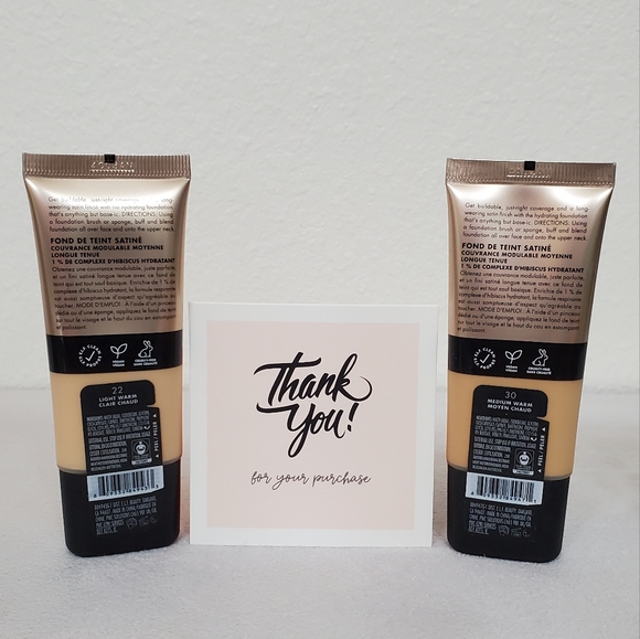 ๐ฐ Elf soft glam satin foundation shade 22 and 30. - Picture 2 of 3